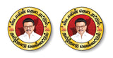 Stalin Thodarattum I MK Stalin I Udhayanidhi I DMK I Car Window Sticker Pack of 2 No's