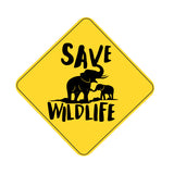 Save Wild Life I Forest I Environmental I Car Window Sticker