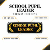 School Pupil Leader I Student Representative I School I College I Rectangular Pin Badge