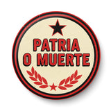 Patria o Muerte I Fidel Castro Che guvera  I Revolution I Pin Badge