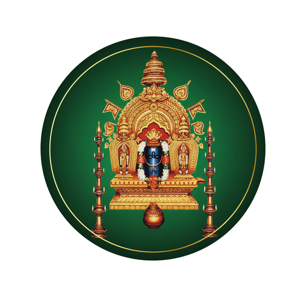 Dharmasthala Sri Manjunatheshwara Swamy I Sri Manjunatha Temple I Karnataka I Lord Shiva I Car Window Sticker