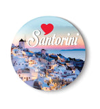 Love Santorini Fridge Magnet