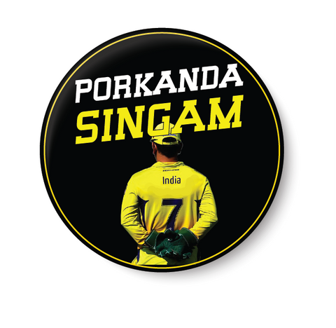 Dhoni I Porkanda Singam I Thala Dhoni I CSK I  Farewell  DHONI I Pin Badge