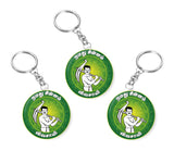 Naam Tamilar Katchi I Uzhavai Meetpom Ulagai Kaappom I NTK I Seeman I Key Chain Pack of 3 No's