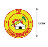 N. Chandrababu Naidu I NTR I Telugu Desam Party I TDP I Bike Sticker