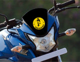 Vote for your Party I Telugu Desam Party I TDP I N. Chandrababu Naidu I Bike Sticker