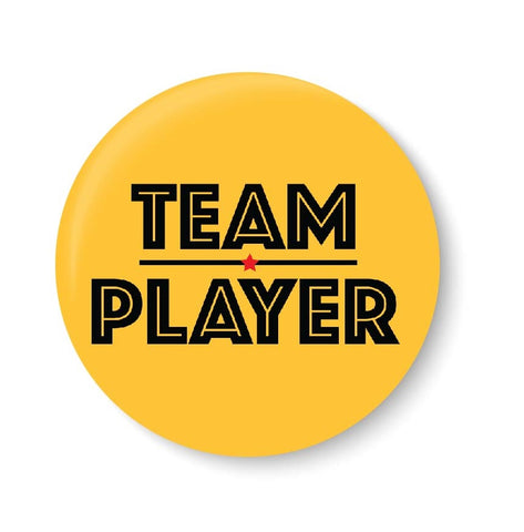 Team Player Fridge Magnet