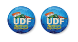 United Democratic Front I UDF I Kerala Congress I This time UDF I Pin Badge Pack of 2 No's