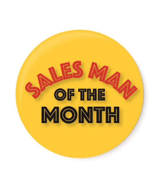 Sales Man of the Month I Office Pin Badge