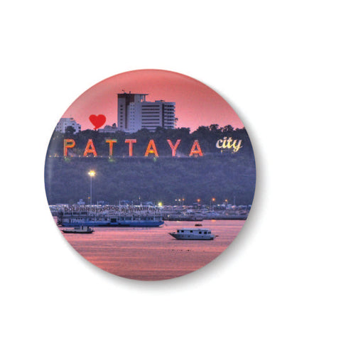 Love Pattaya City I Thailand Diaries I Travel Memories I Fridge Magnet