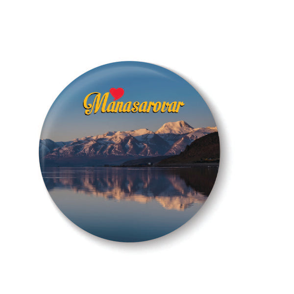 Love Manasarovar I Manasarovar Lake Fridge Magnet