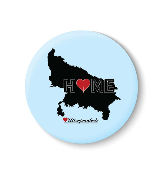 Uttar Pradesh Home Love Fridge Magnet