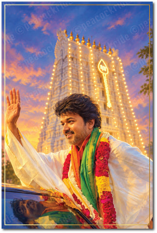 Uyire Thalapathy Vijay I CM Vijay I Tamilaga Vettri Kazhagam I TVK I Wall Poster