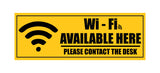 Wifi Available Here I Office I Shop I School I College I Restaurant I Hospital I Company I Super Market I Wall Sticker