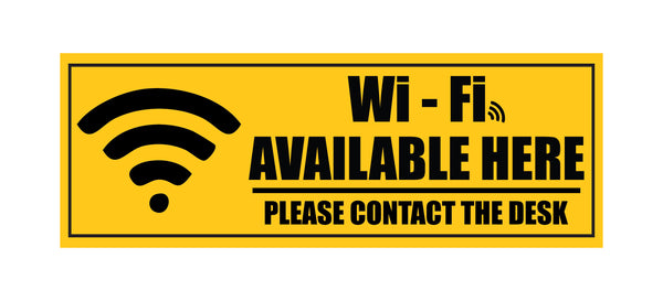 Wifi Available Here I Office I Shop I School I College I Restaurant I Hospital I Company I Super Market I Wall Sticker