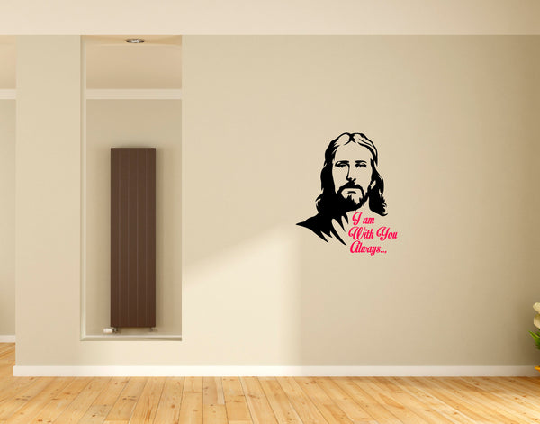 "Jesus Christ" Always with you Wall Decal