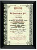 Preamble of Indian Constitution Wall Poster / Frame