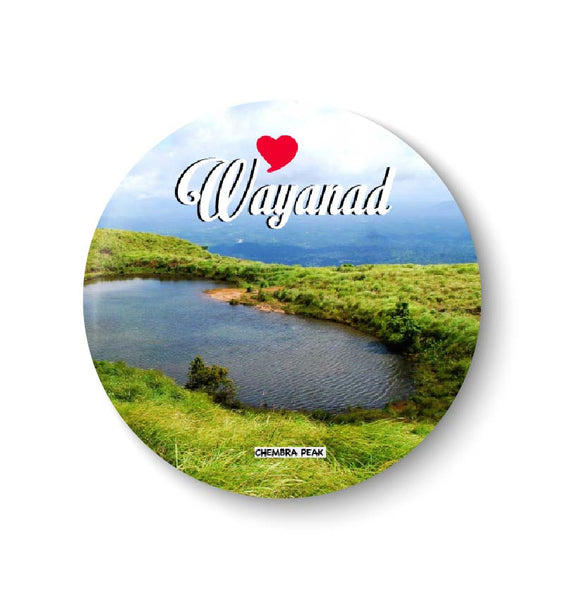 Love Wayanad I Chembra Peak I Fridge Magnet
