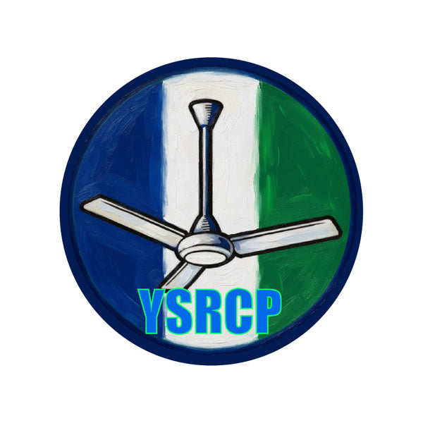 Jagan Mohan Reddy I Jagananna connects I YSR I YSR Congress Party I Y. S. Rajasekhara Reddy I Andhra Pradesh I  Car Window Sticker