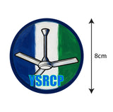 Jagan Mohan Reddy I Jagananna connects I YSR I YSR Congress Party I Y. S. Rajasekhara Reddy I Andhra Pradesh I  Car Window Sticker
