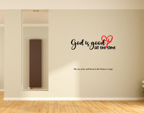 Jesus I God is Good all I Jesus Christ I Bible Quote I Wall Decal