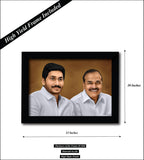 Y. S. Rajasekhara Reddy Jagan Mohan Reddy I YSR Congress I Wall Poster / Frame