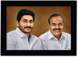 Y. S. Rajasekhara Reddy Jagan Mohan Reddy I YSR Congress I Wall Poster / Frame