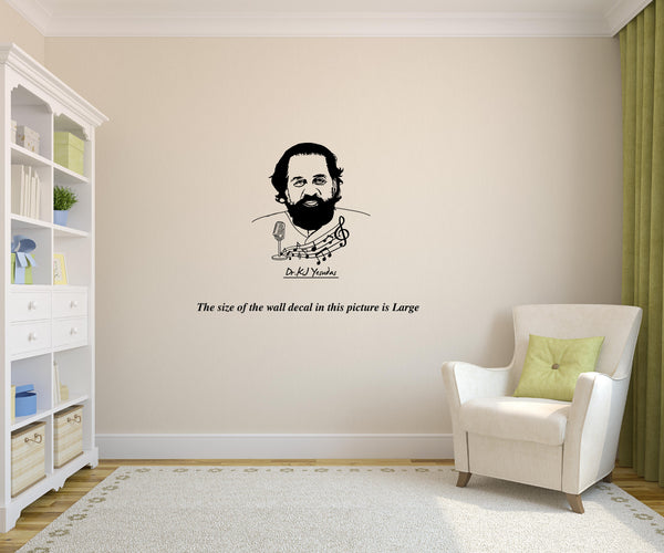 KJ Yesudoss I Yesudas I Singer I Music Wall Decal