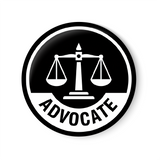 Justice I Lawyer I Advocate I Pin Badge