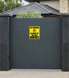 No Parking I In Front of the Gate I House I Shop I Office I Wall Sticker Pack of 2 No's