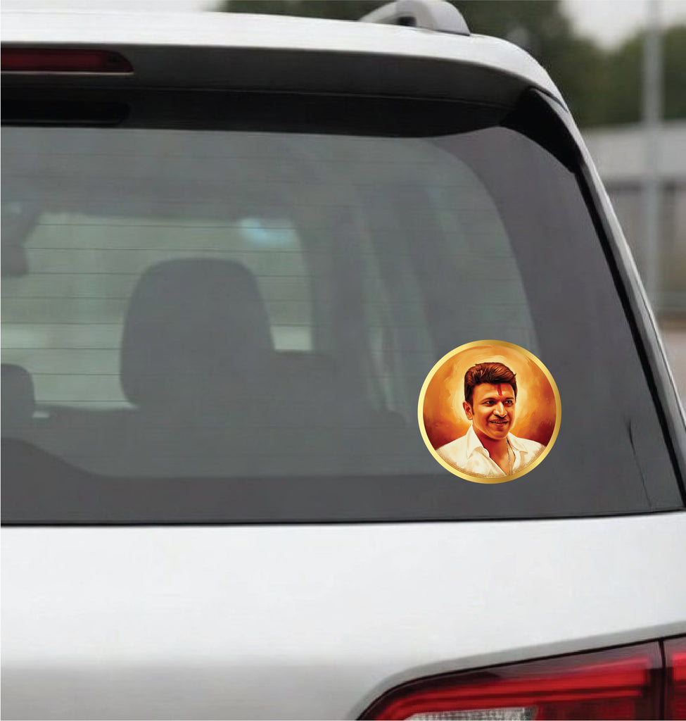 Puneeth Rajkumar I APPU I Kannada Cinema I Kannadiga I Car Window Stic ...