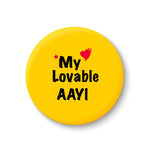Love My Lovable AAYI  I Mothers Day Gift Fridge Magnet