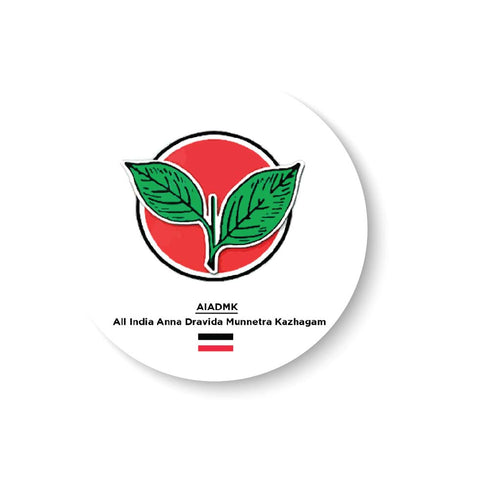 Vote for your Party I All India Anna Dravida Munnetra Kazhagam Party Symbols Fridge Magnet