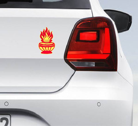 Agni Kalasam Wall Car Bumper Decal