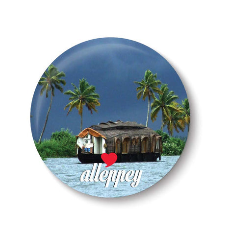 Love Alleppey Fridge Magnet