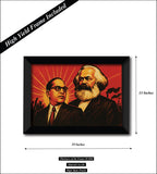 Dr B R Ambedkar Karl Marx Wall Poster / Frames