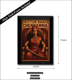 Kittur Rani Chennamma I Queen of Kittur I Karnataka I Wall Poster / Frames