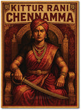 Kittur Rani Chennamma I Queen of Kittur I Karnataka I Wall Poster / Frames