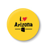 I love Arizona I Love with UNITED STATES series I Fridge Magnet