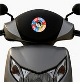 No Girls I No Tension I No Worries Bike Sticker