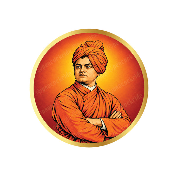 Swami Vivekanandar I Swami Vivekananda I Indian Monk and Philosopher I West Bengal I Spiritual I Car Window Decal