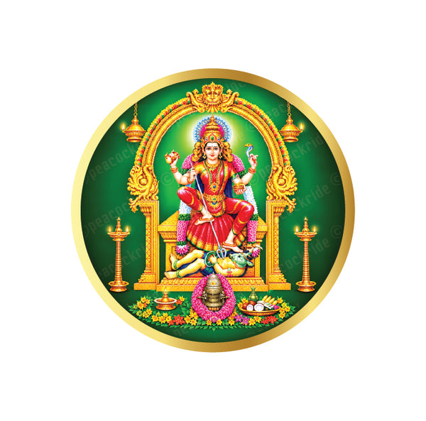 Mulanur Vanji Amman I Sri Vanchi Amman I Arulmigu Sri Vanchi Amman Temple I Tamil Nadu I Spiritual  I Car Window Decal
