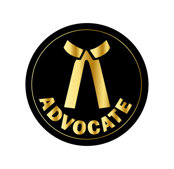 Advocate I Court I Lawyer I Premium Car Window Sticker