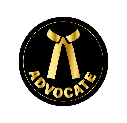 Advocate I Court I Lawyer I Premium Car Window Sticker