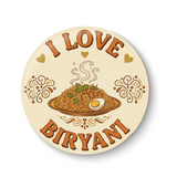 Love Biryani I I Love Biryani I Foodie I Fridge Magnet