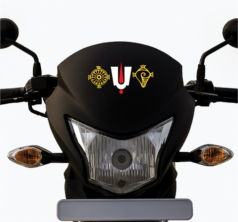 Tirumala Tirupati I Lord Balaji I Lord Venkateshwara I Lord Vishnu I Tirupati Venkatachalapathi I Bike Sticker