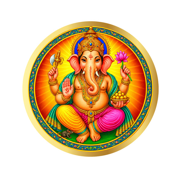 Lord Ganesha I Ganesh I Vinayagar I Ganapati I Pillaiyar I Spiritual I Bike Sticker
