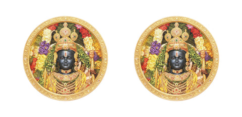 Ram Mandir Pran Prathistha I Ram Lalla Virajman I Ayodhya Ram Mandir I Car Window Sticker Pack of 2 No's