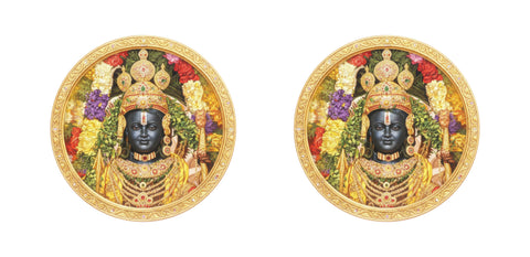Ram Mandir Pran Prathistha I Ram Lalla Virajman I Ayodhya Ram Mandir I Bike Sticker Pack of 2 No's