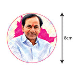 K Chandrashekar Rao I KCR I Bharat Rashtra Samithi I BRS I TRS I Telangana I Bike Sticker